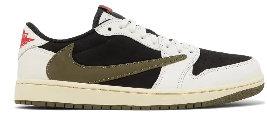 Travis Scott x Air Jordan 1 Low OG Olive - Sneaker Chatter